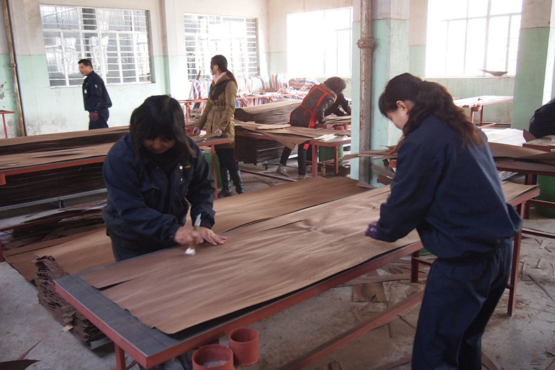 Engineered Wood Veneer Tree Root Wood Veneer Natural / Dyed Color