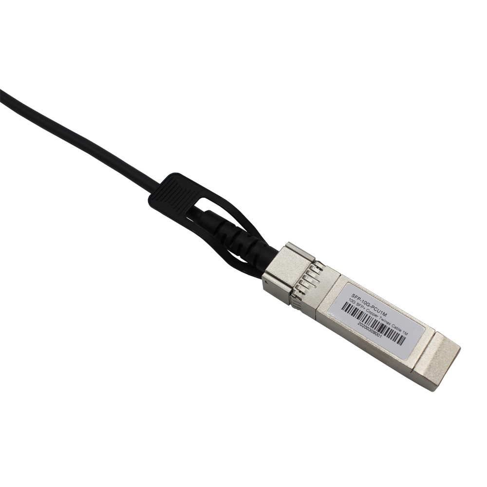10G SFP+ To SFP+ Direct Attach Cable AWG30 1m For Cisco / Juniper / D-Link