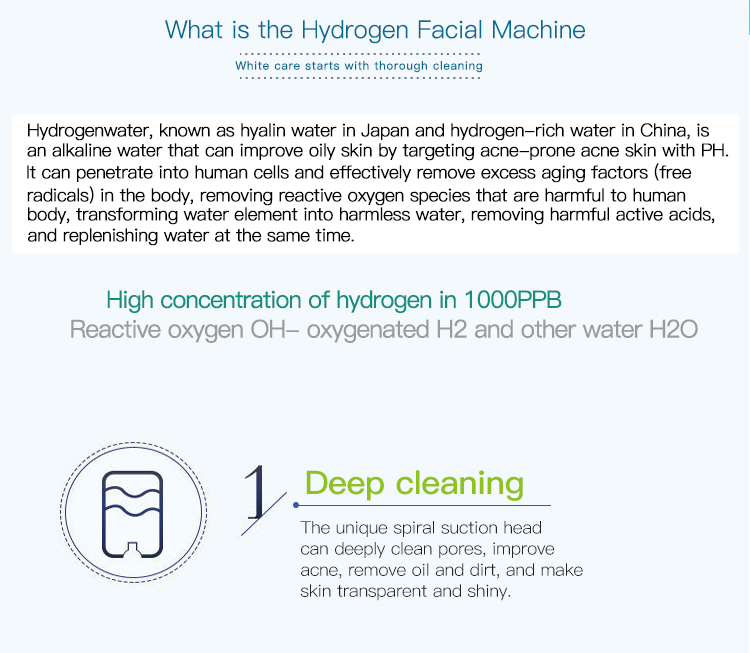Hydro Skin Facials Acne Removal Ultrasonic Beauty Machine Mini Multifunctional