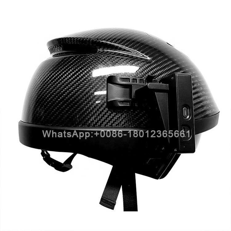 AI Thermal Imaging Policy Smart Temperature Measuring Helmet