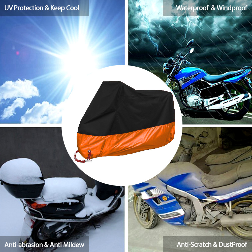 Shelter Protection 78.7x43.3in Waterproof Bike Cover