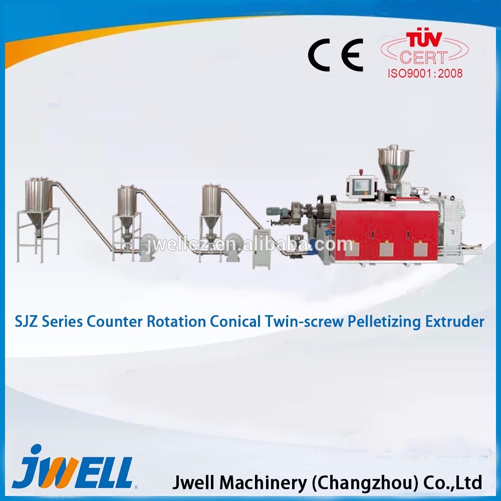 Jwell PVC Heat Insulation corrugated board & step-roofing extrusion line