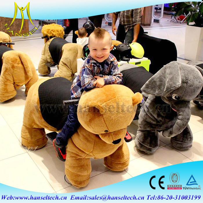 Hansel kids 4 wheel animal bikes and kids amusement rides for sale