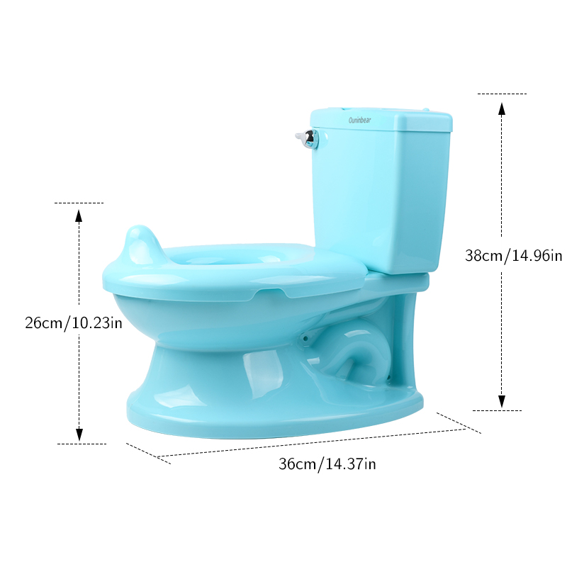 Solid Plastic Baby Potty Training Seat White Blue Pink EN-71 Certified