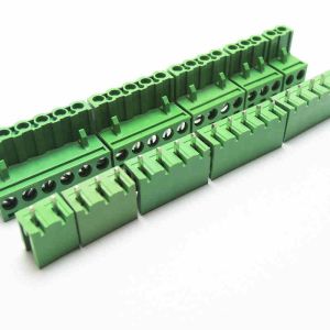 5.08mm Pitch PCB Plug-in Screw Terminal Blocks Plug + Straight Pin Header