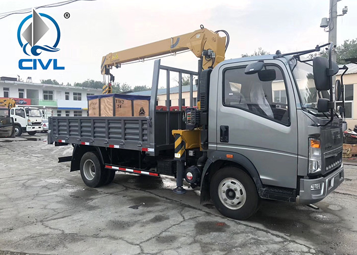 CIVL Howo 4x2 Truck Mounted Crane 10 Tons Telescopic Boom Crane