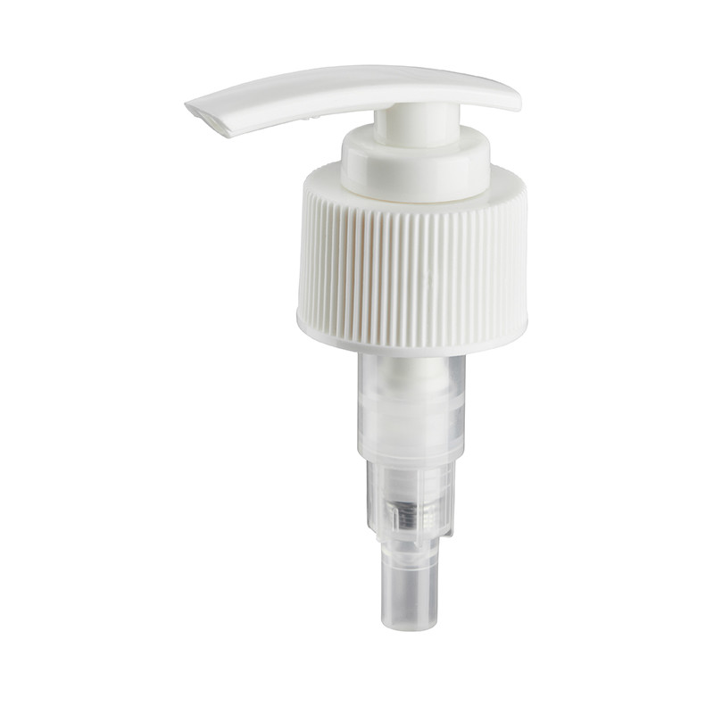 28-400 Silver PP Plastic Lotion Dispenser Pump Long Nozzle With Dip Tube Clip Switch