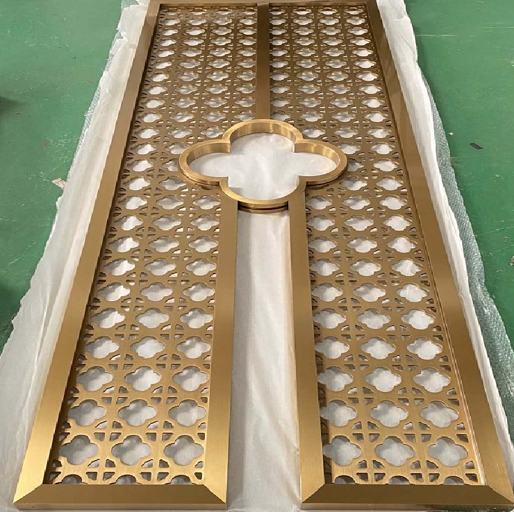 Decorative Aluminum Room Partition Metal Laser Cut Screen Panels