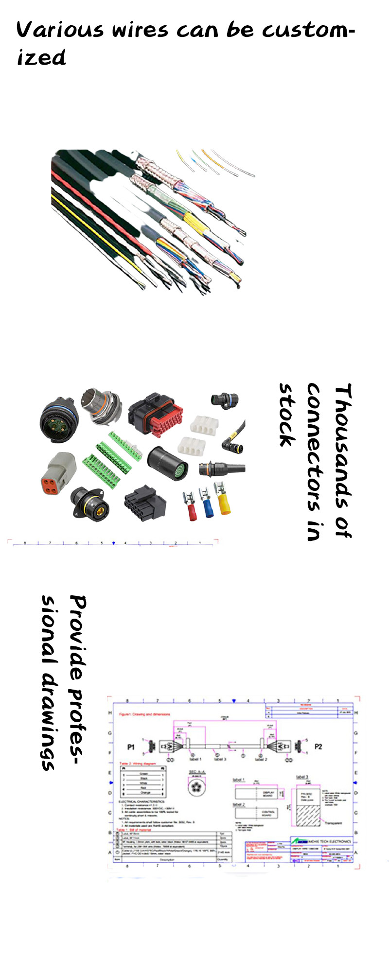 PVC Sheath 4 Pin SAE Extension Cable For Car Trailer Modification