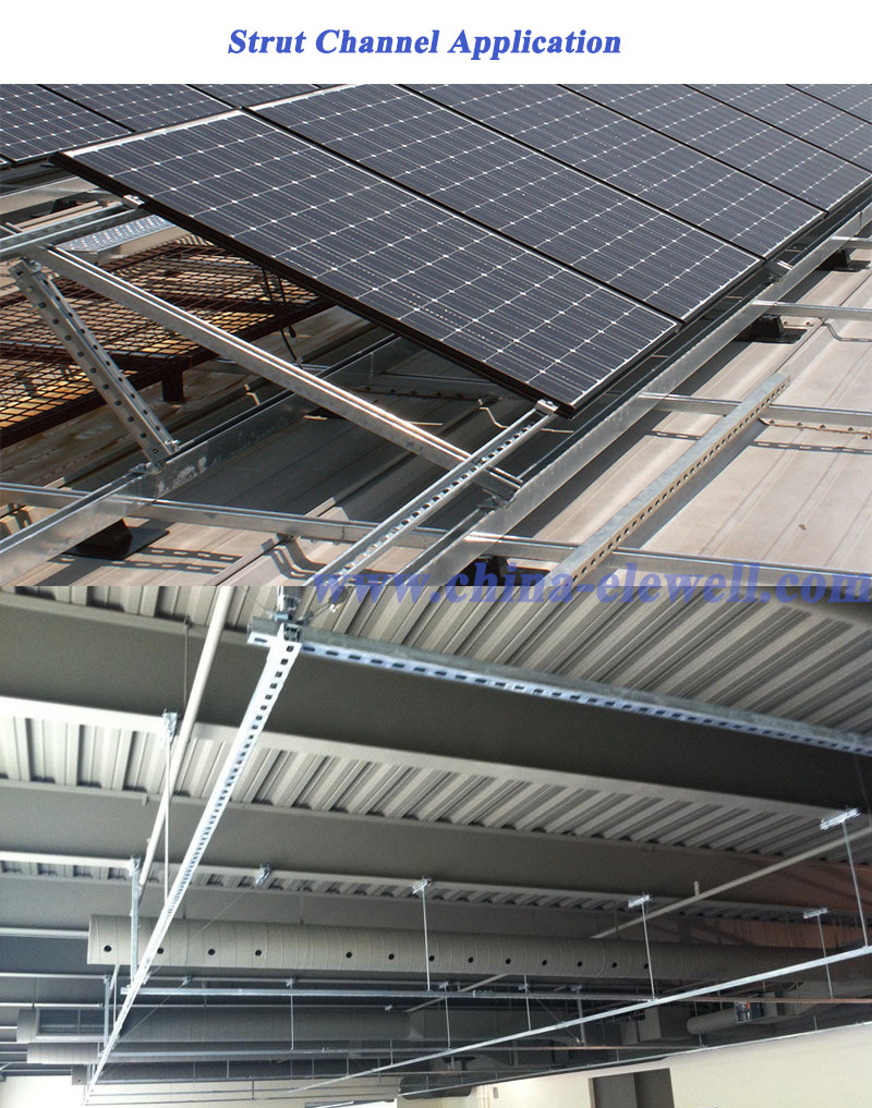41x21mm Slotted Strut Channel For High-Performance Construction