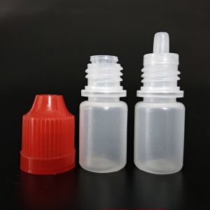 Transparent Black Customize Glass Plastic Dropper Bottles with Smooth Surface