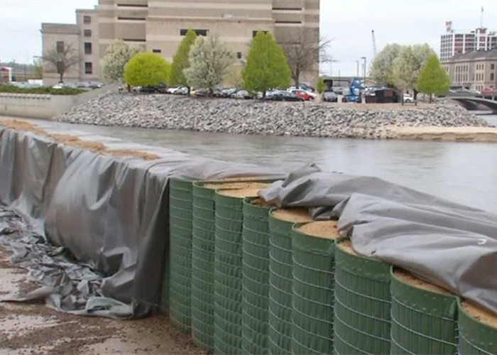 Flood Control Defensive Bastion Barrier Galvanized Bastion Bag
