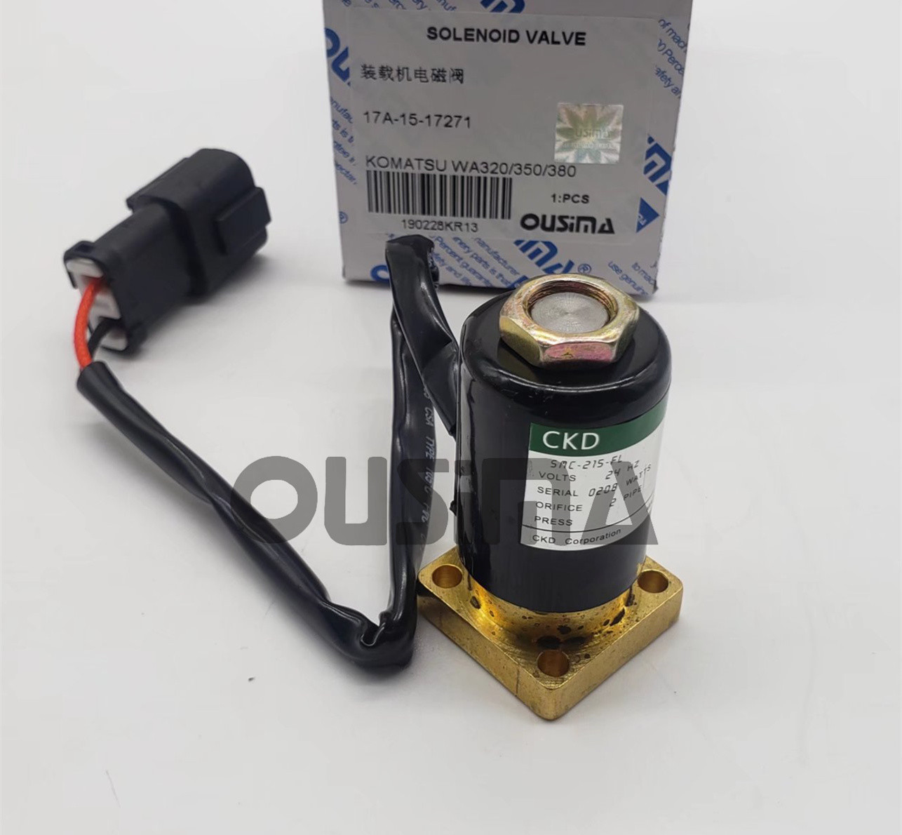 714-10-16951 17A-15-17271 Solenoid Valve Assy For WA120-3 WA150-3 WA180-3 WA200-3 WA250-3 WA320-3 WA3