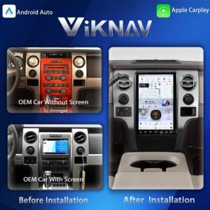 VIKNAV 14.4 " Upgrade Android Car Radio For Ford F150 2009-2012 Wireless Carplay