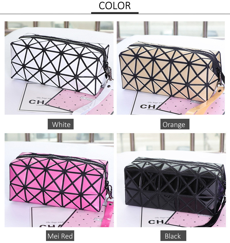 Beautiful Fashion Girl 3D PU Travel Cosmetic Bag