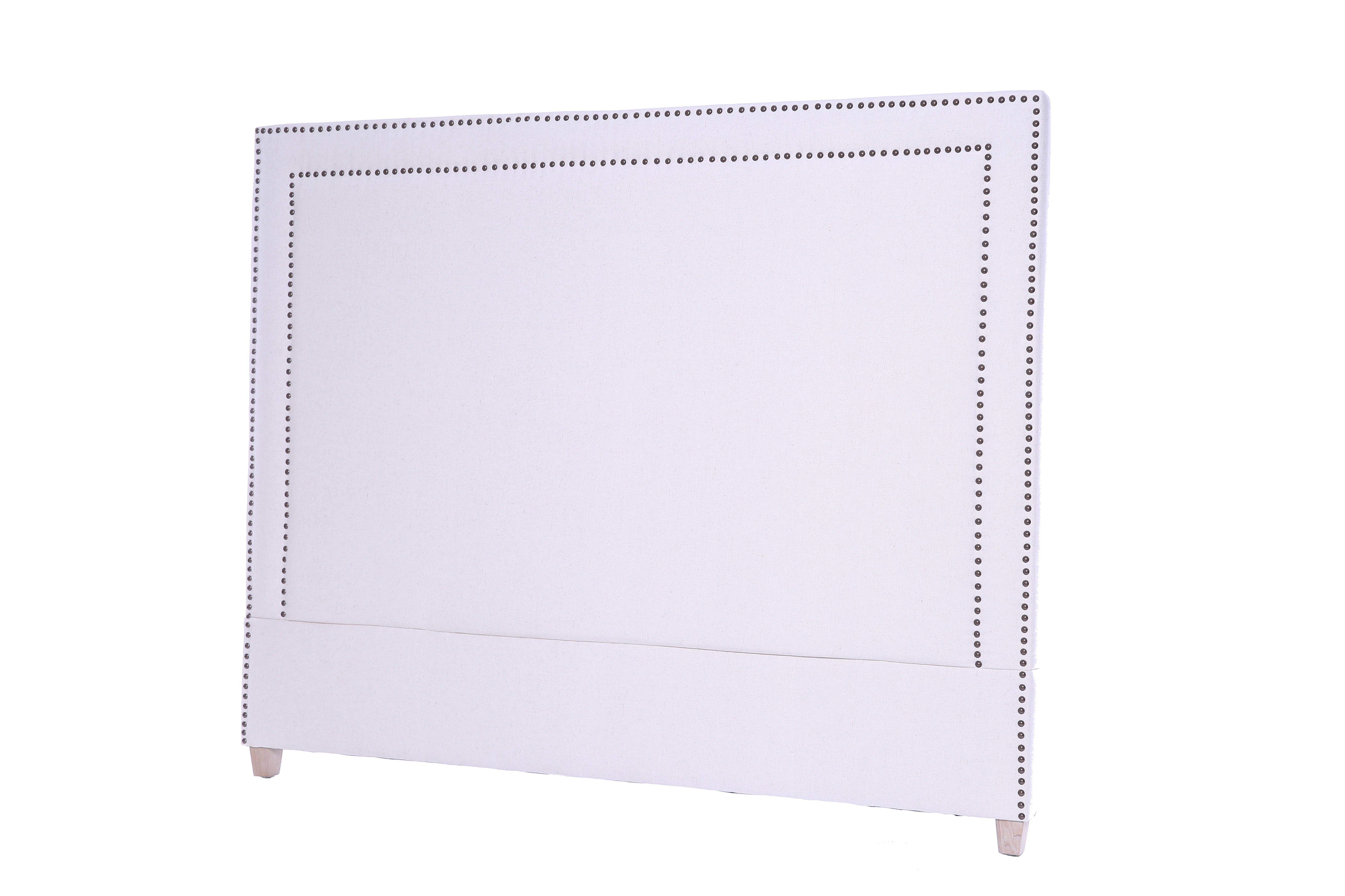 hot sale hotel project hotel furniture white leather bed headboard