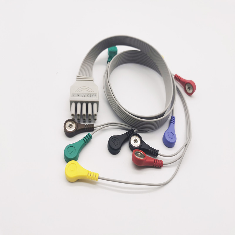 CONTEC Holter ECG cable TLC5000 2.8m 10 lead For TLC5000 Dyniaic