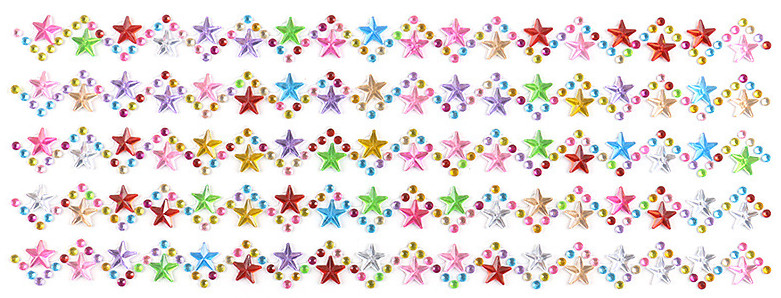 3D Acrylic Self Adhesive Stickers for kids diy craft and Decal Mobile Scrapbooking diamond pearl gem drill stickers OEM