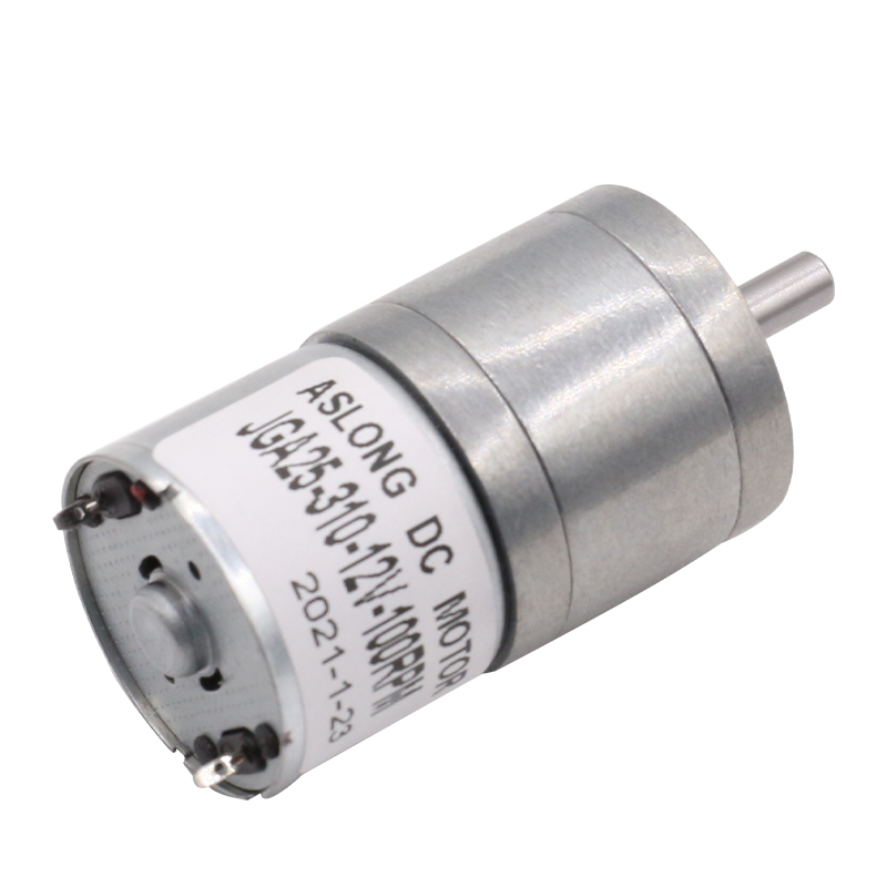 ASLONG JGA25-340 12V 17-1965RPM 25mm Micro DC Reduction Motor Small Power High Torque Supplier Dc Motor