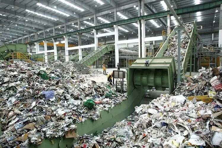 Municipal Waste Sorting Recycling Equipment Organic Waste Recycle Line