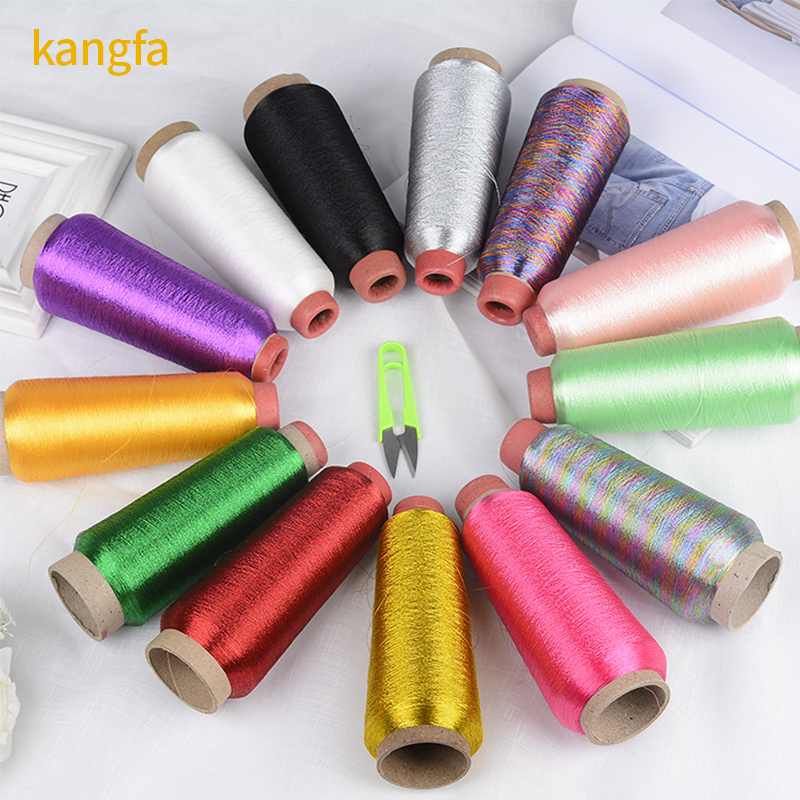 150D Yarn Count Embroidery Thread for Gold and Silver Metallic Embroidery in Polyester