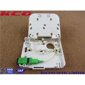Indoor Wall Mount Fiber Termination Box with 1 Port SC Simplex and LC Duplex for