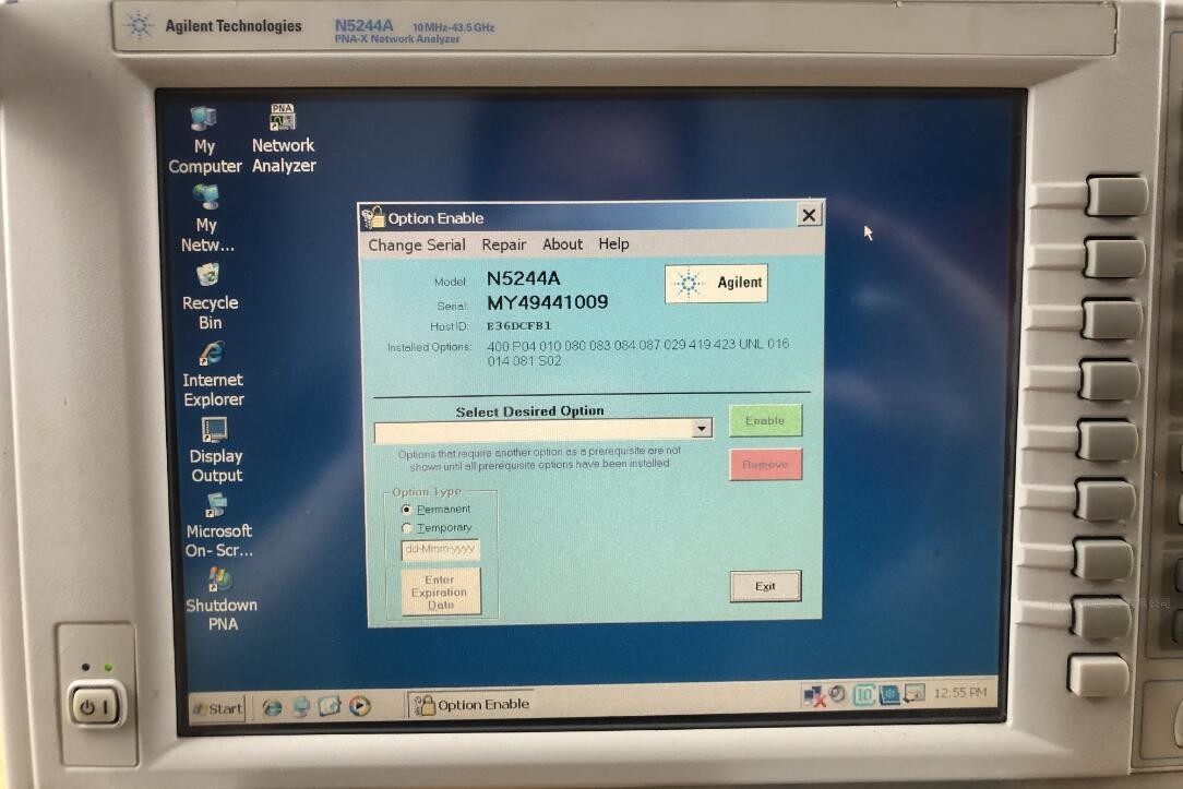 Used PNA-X network analyzer N5244A 10 MHz- 43.5GHz IF Bandwidth for B2B Buyers