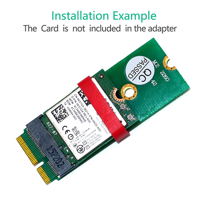 EVA Gasket Electronics Computers Accessories M.2 NGFF Key E To Key E Adapter