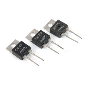 PCB Mount Temperature Thermal Control Switch Bimetal PCB 2g With Pins