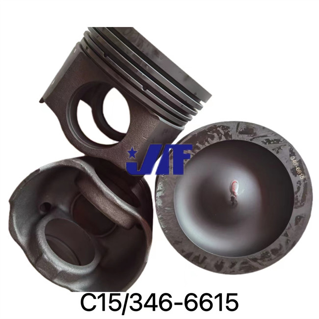 Caterpillar C15 Excavator Engine Parts 346-6615 Forged Steel Piston Dia 137mm