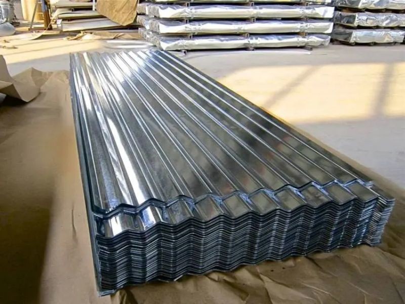 Galvanized Spangle Corrugated Roof Sheet Hot Dip Gauge 22 Zinc Coated