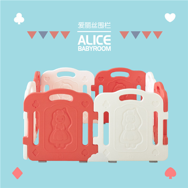 Alice Princess Baby Safety Play Yard , Foldable Baby Playpen SGS Certificated