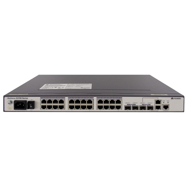 Full-Duplex Half-Duplex Communication Stock 100m Network Vlan Switch S3700-28TP-EI-AC
