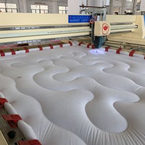 Soft Topper Blanket Fabric Automatic High Speed Mattress Quilting Machine