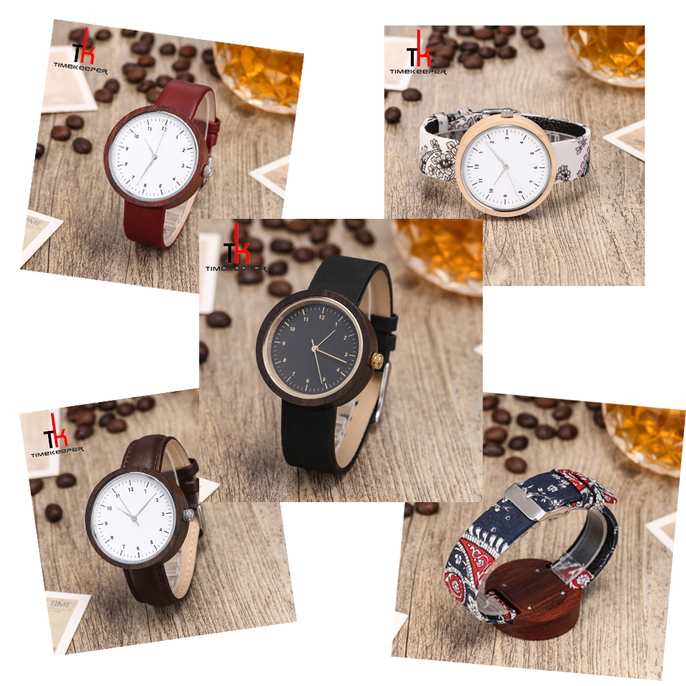Japanese Movement His And Hers Wooden Watches For Men Standardized OEM