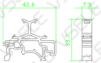 Push In Wire Connectors Carrier Easy Installation On DIN35 Guide Rail