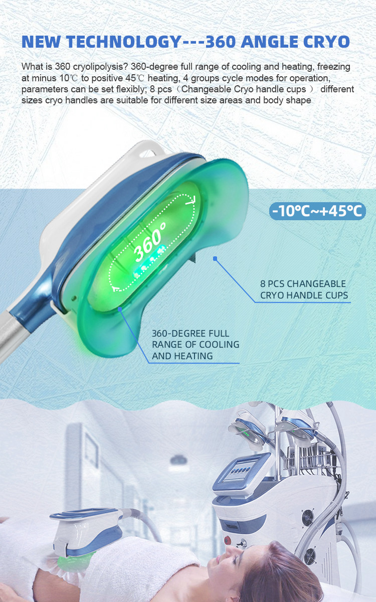 40k Salon Use Portable Cryolipolysis Machine Body Shaping Freeze