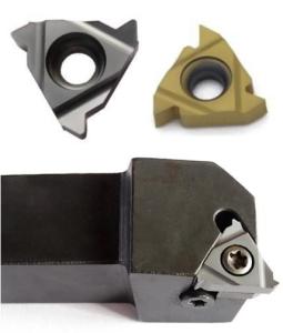 Polished Carbide Threading Inserts Cnc Cutting Tools HR10 To HR40