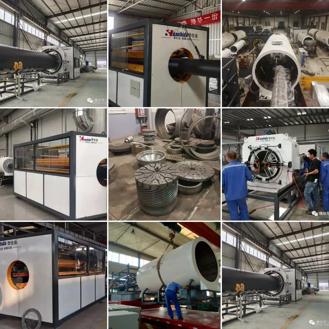 HDPE Jacket Shell Casing Extrution Machinery for PUR Foaming Pre-Insulated Pipe Machine