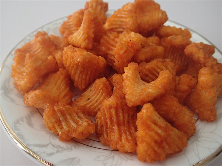 Spicy Flavor Crispy Rice Crackers BRC Certificate Chinese Glutinous Rice