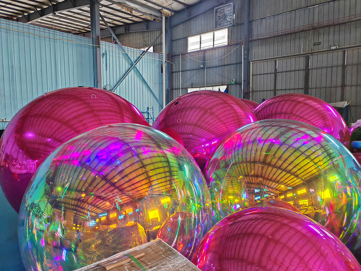 Festival Giant Inflatable Mirror Ball Commercial Decorative PVC