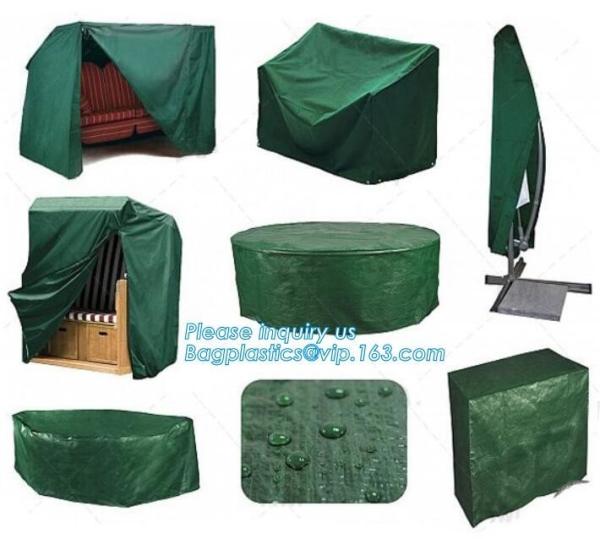 PATIO WEATHER PROTECTION 8 SEATER RECTANGULAR FURNITURE SET COVERS,HEAVY DUTY