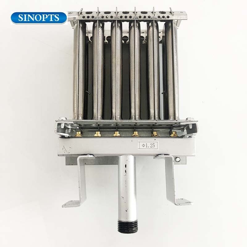 6 Rows Gas Boiler Steam Fire Row Stainless