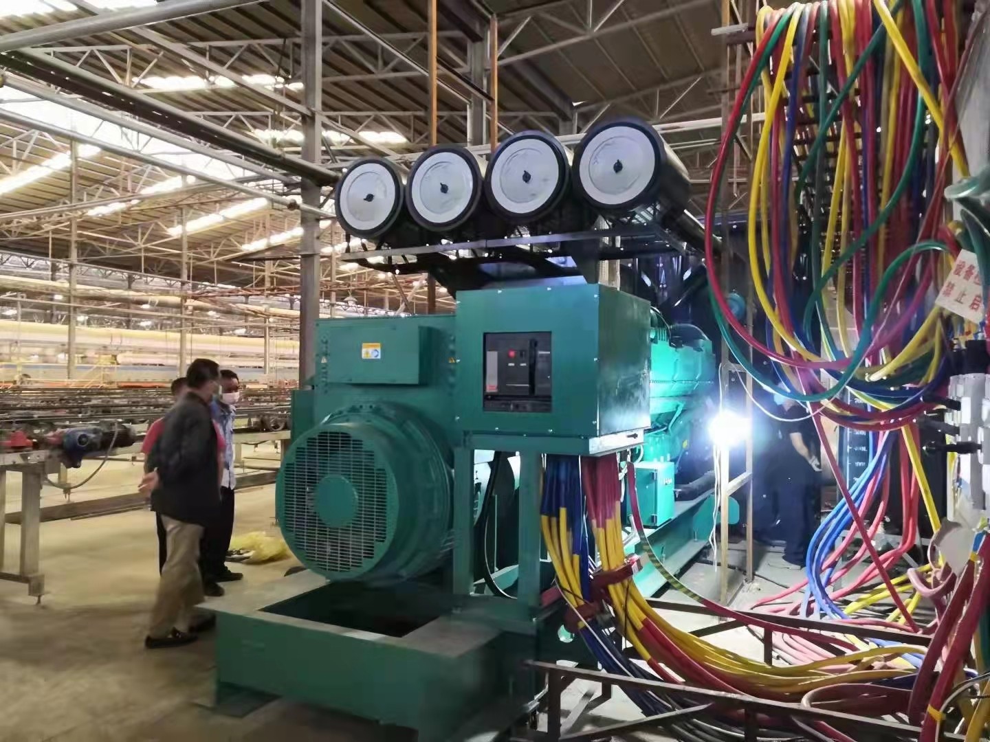 QSK78 G8 2.5mw 3 Phase Diesel Power Generators 400V 2500kw 18 Cylinder