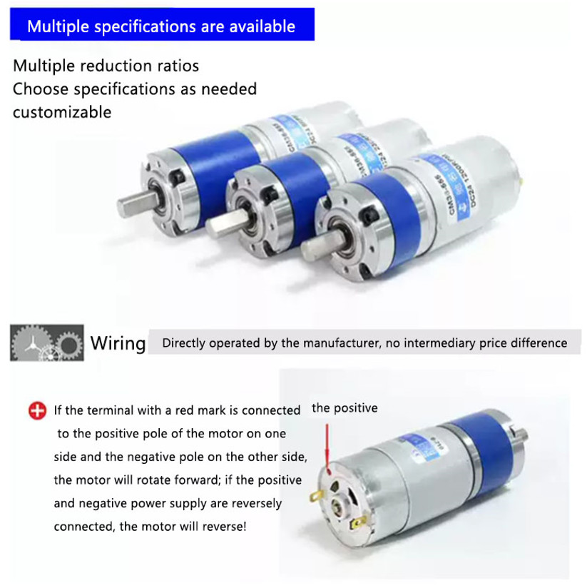 Dc Gear Motor 12v 24v Planetary Dc Gear Motor PG36-555 12v Dc Planetary Gear Motor