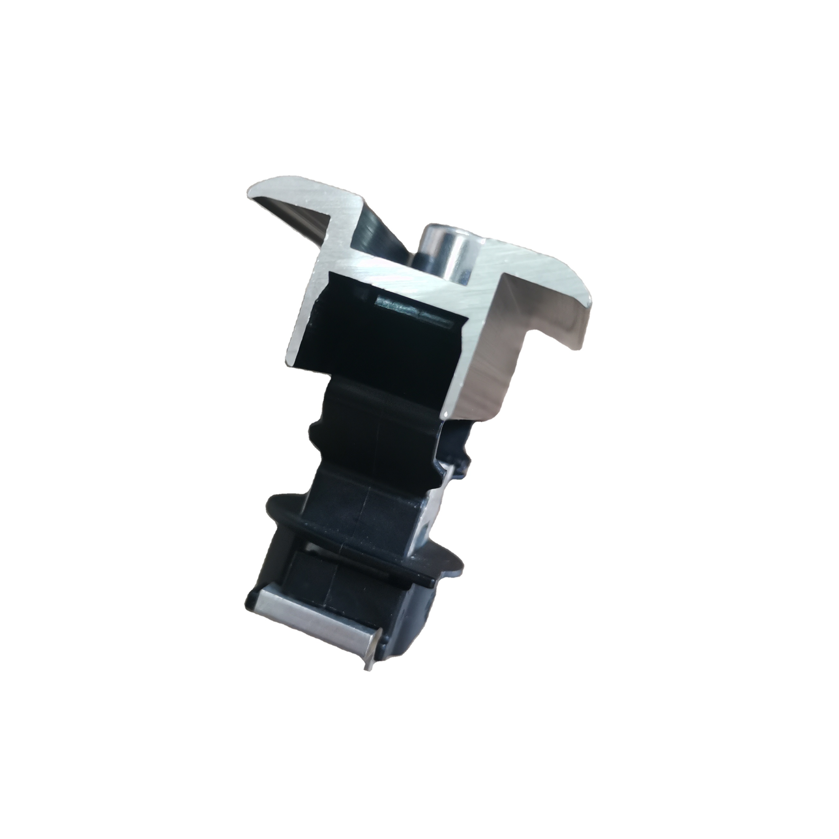 Black Or Silver Mid Clamp End Clamp Kit For Solar Panel Mounting On Ground
