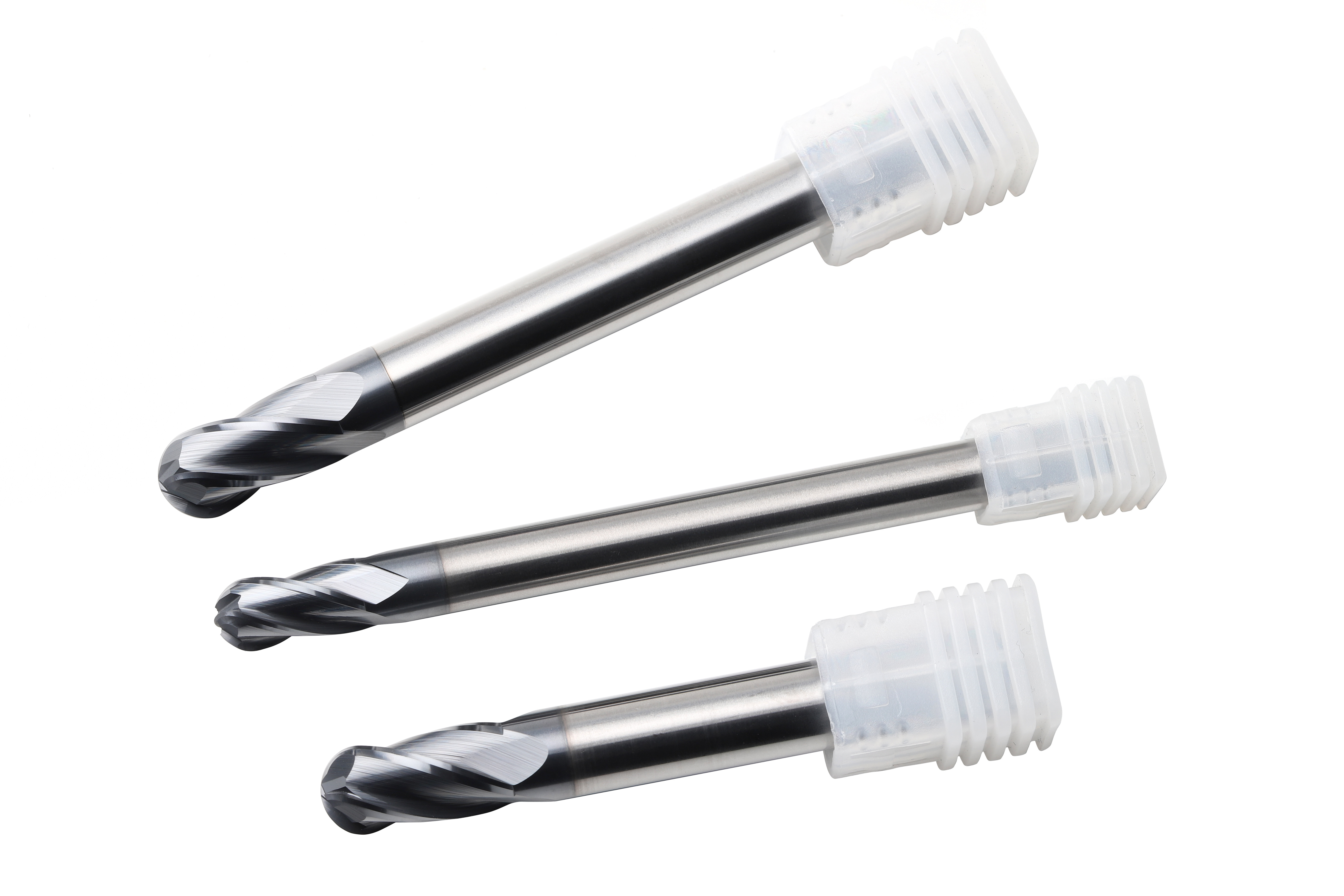 R10 TiALN Coated HRC58 Ball Nose End Mills For Milling Industry