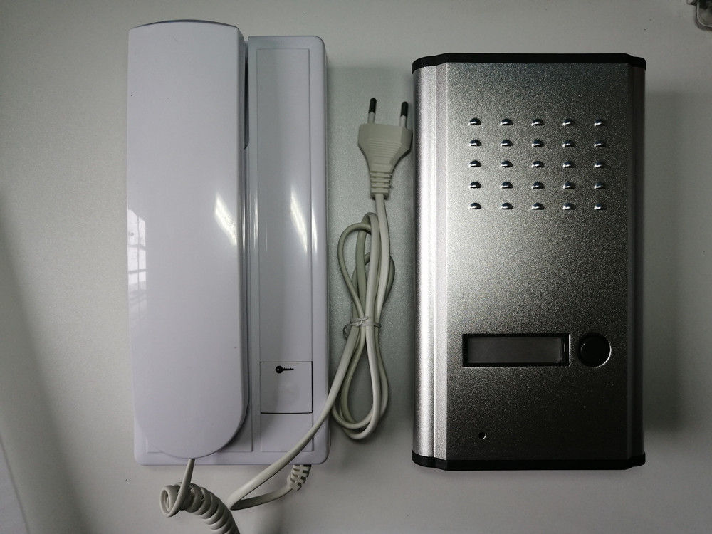 2 Wire Outdoor Audio Door Phone Intercom DC 12V EMC LVD Approved