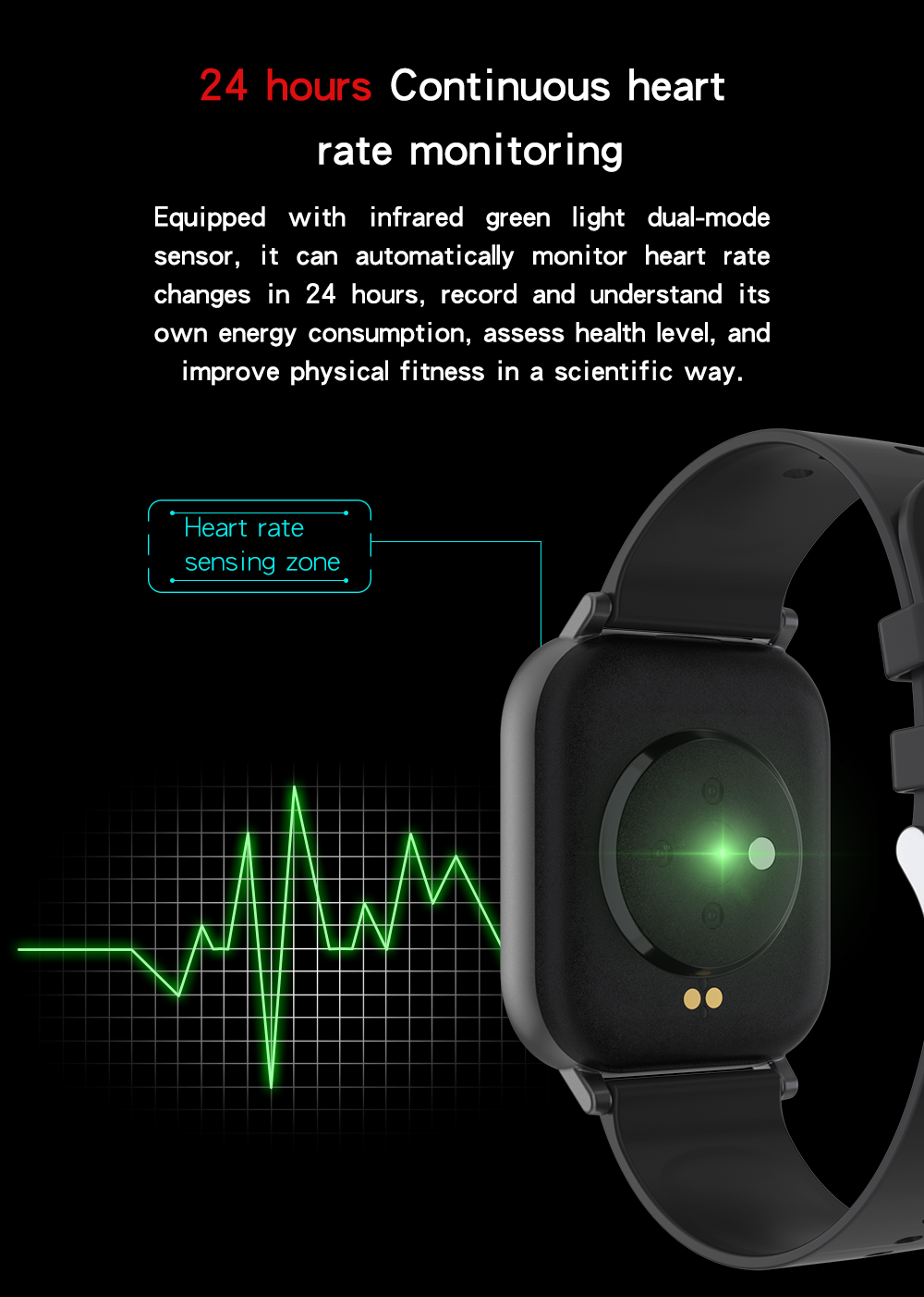 T58 Shock Sports Answerable Telephone Broadcast Sleep Body Temperature Step Smart Watch