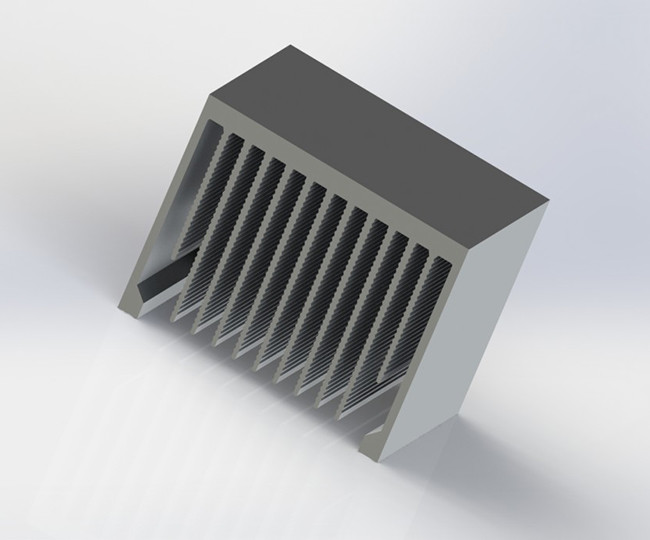Professional Design Aluminum Heatsink Extrusion Profiles For Car Cooling System